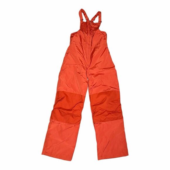Lands End Squall Waterproof Insulated Iron Knee Snow Bibs KIDS Size 18 Husky - Picture 3 of 8